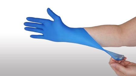 Gloves Exam Nitrile P-F Textured ThinFilm Blue Pulse® LOGIC™ X-Large NonSterile Nitrile Standard Cuff Length Textured Blue Not Chemo Approved (300/BX 10BX/CS) by Innovative Healthcare Corp., Inc.  ID 173350